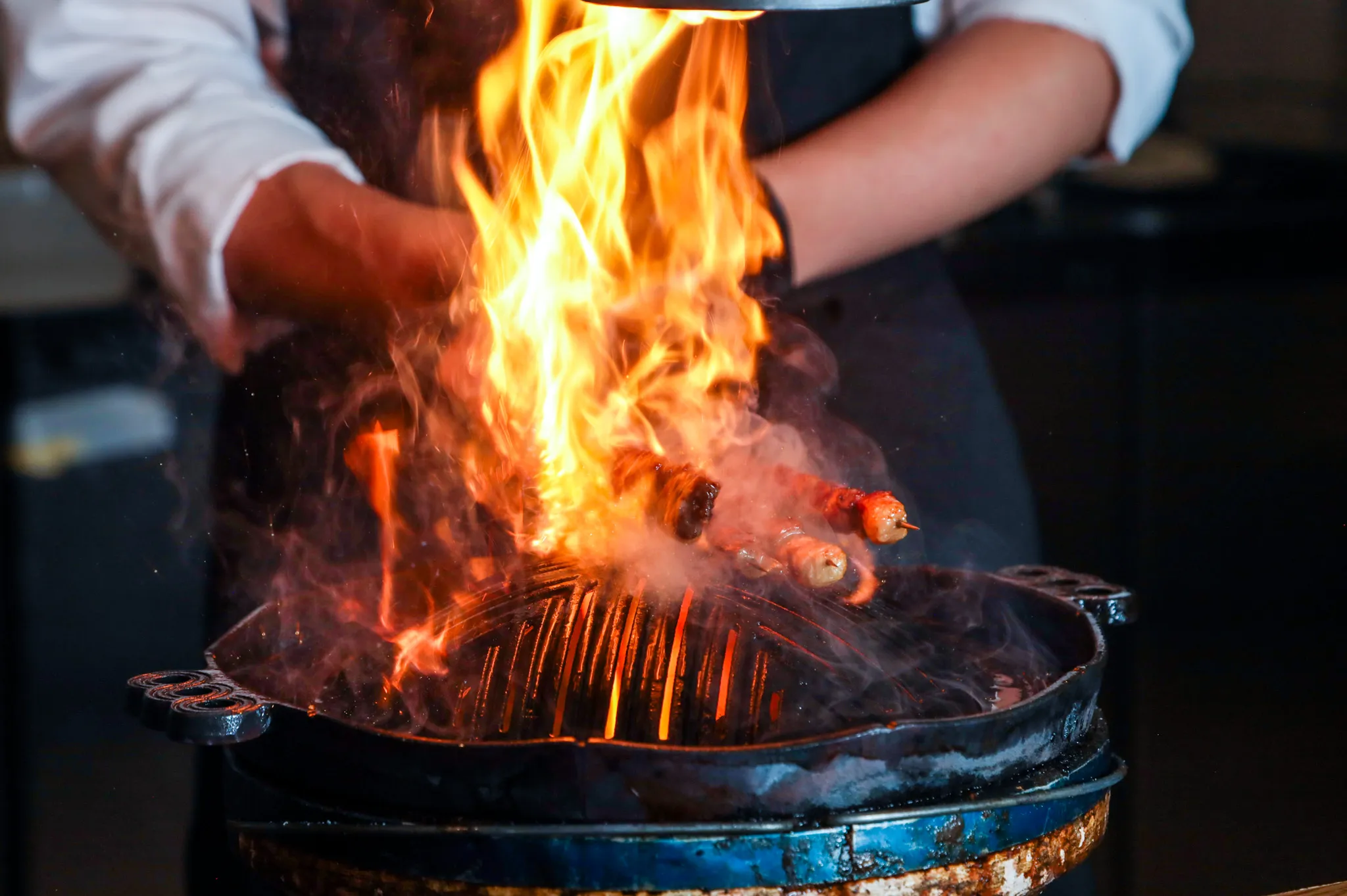 会場グルメ・BBQの様子